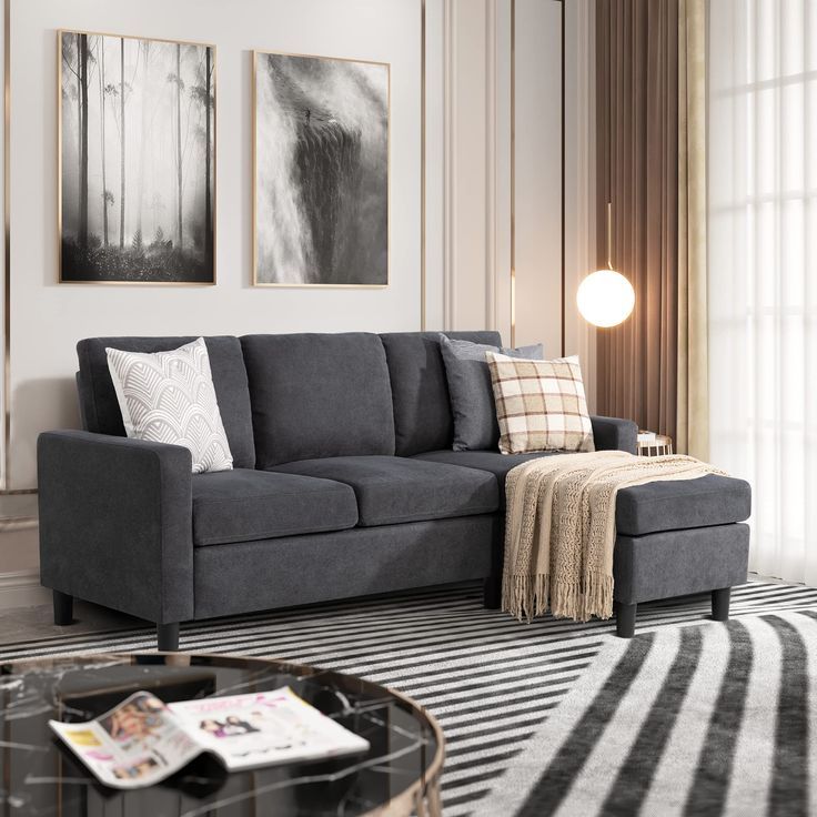 How to Choose the Perfect Grey Fabric
Sectional Sofa for Your Space