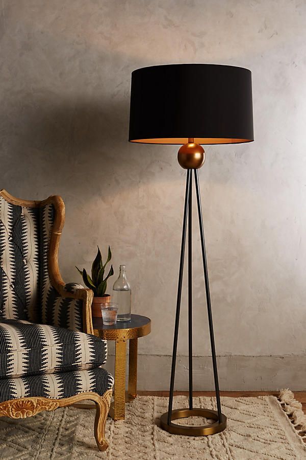 The floor lamps can give a traditional
  and foxy look to inviting space