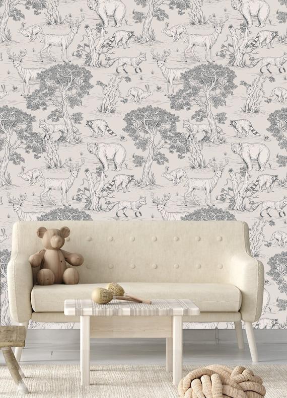 Add whimsical wallpaper to brighten⁣ your Nursery Nook