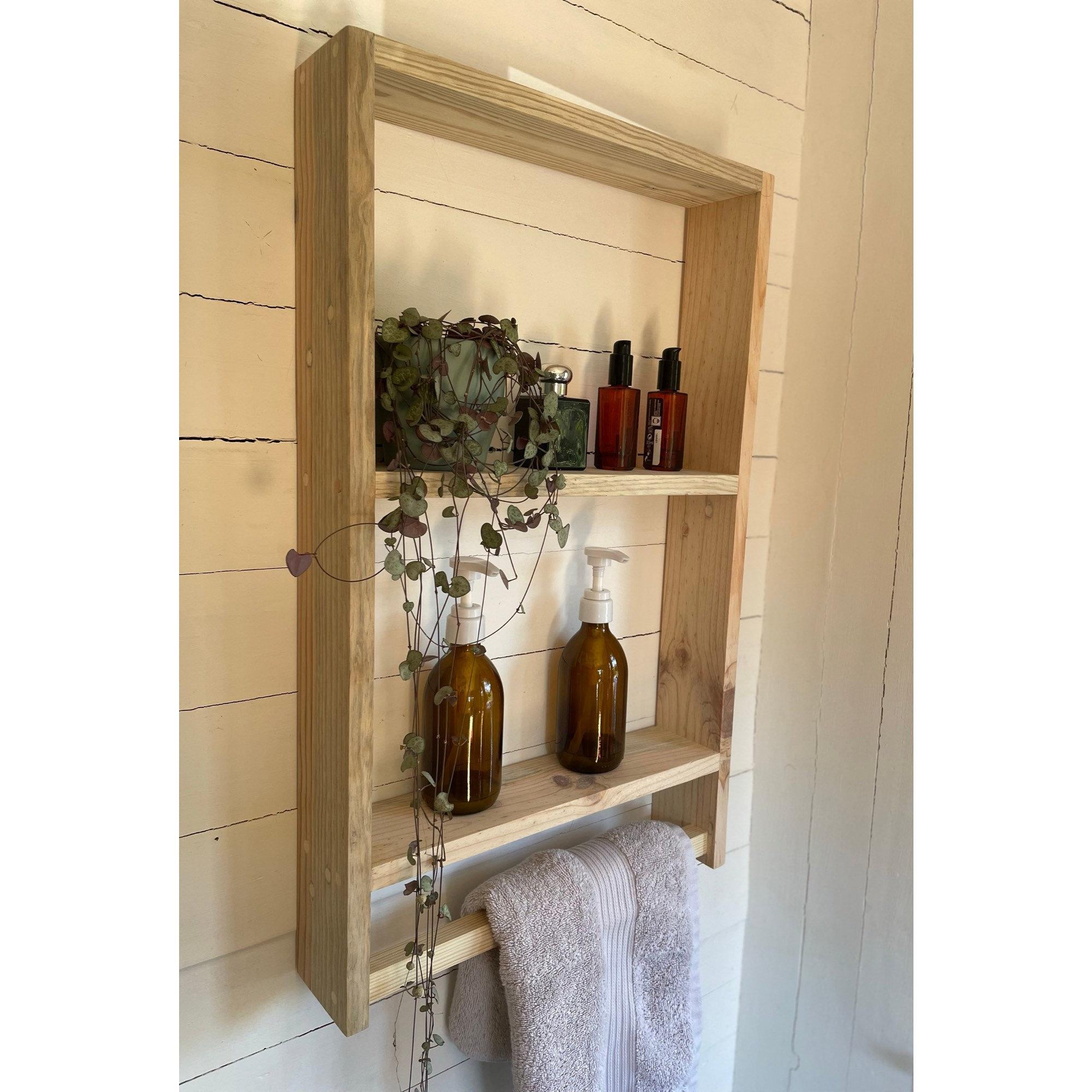 Repurposed wood shelves⁤ adding rustic ⁣charm to your eclectic bathroom