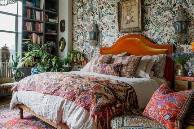 Eclectic Bedroom: Mix⁣ styles‍ and‍ colors for a ‍unique personal ​expression