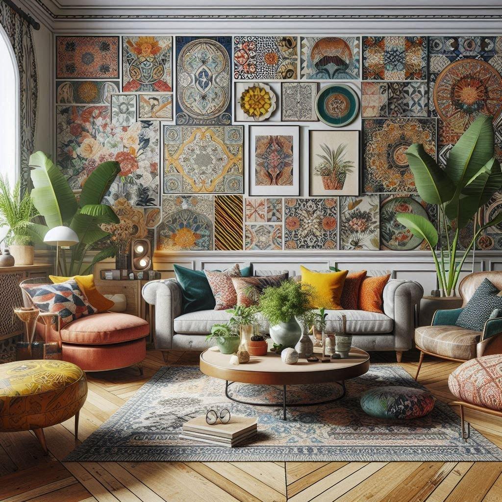 Discover unique, found objects to craft character into your eclectic living room