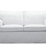 2 seater sofa the ikea ektorp two-seater fabric sofa in light blue has a removable cover AFFRLPG