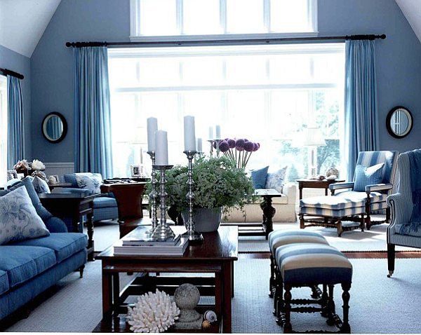 20 blue living room design ideas DALJRXX