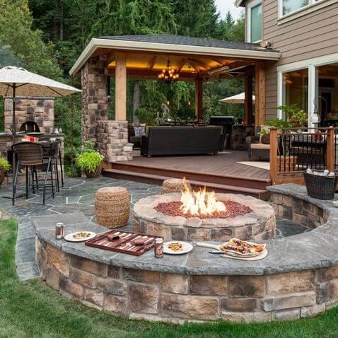 30 patio design ideas for your backyard QHZAVXN