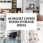 60 simple but smart living room storage ideas DHXLMCX