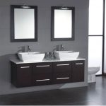 63 inch contemporary solid wood double sink vanity set OIMTLLP