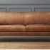 alfred leather sofa ... GJSVMSF