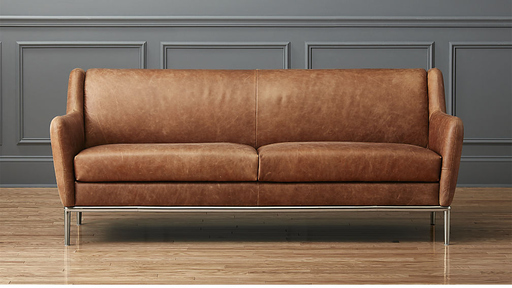 About leather sofa