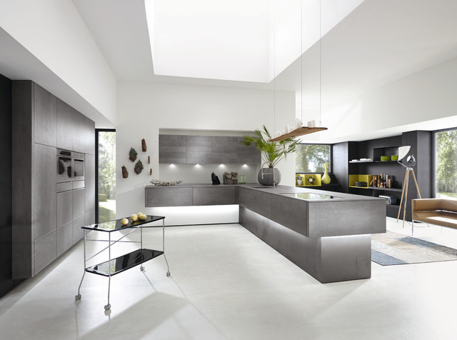 alno kitchens alno kitchen in concretto - concrete front modern-kitchen KNXCDVJ