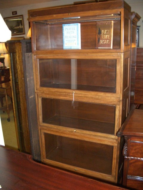 antique bookcase enlarge photo PCYEDGB