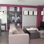 apartment design ideas tiny apartment in sofia with wall graphic details TNBJCZV