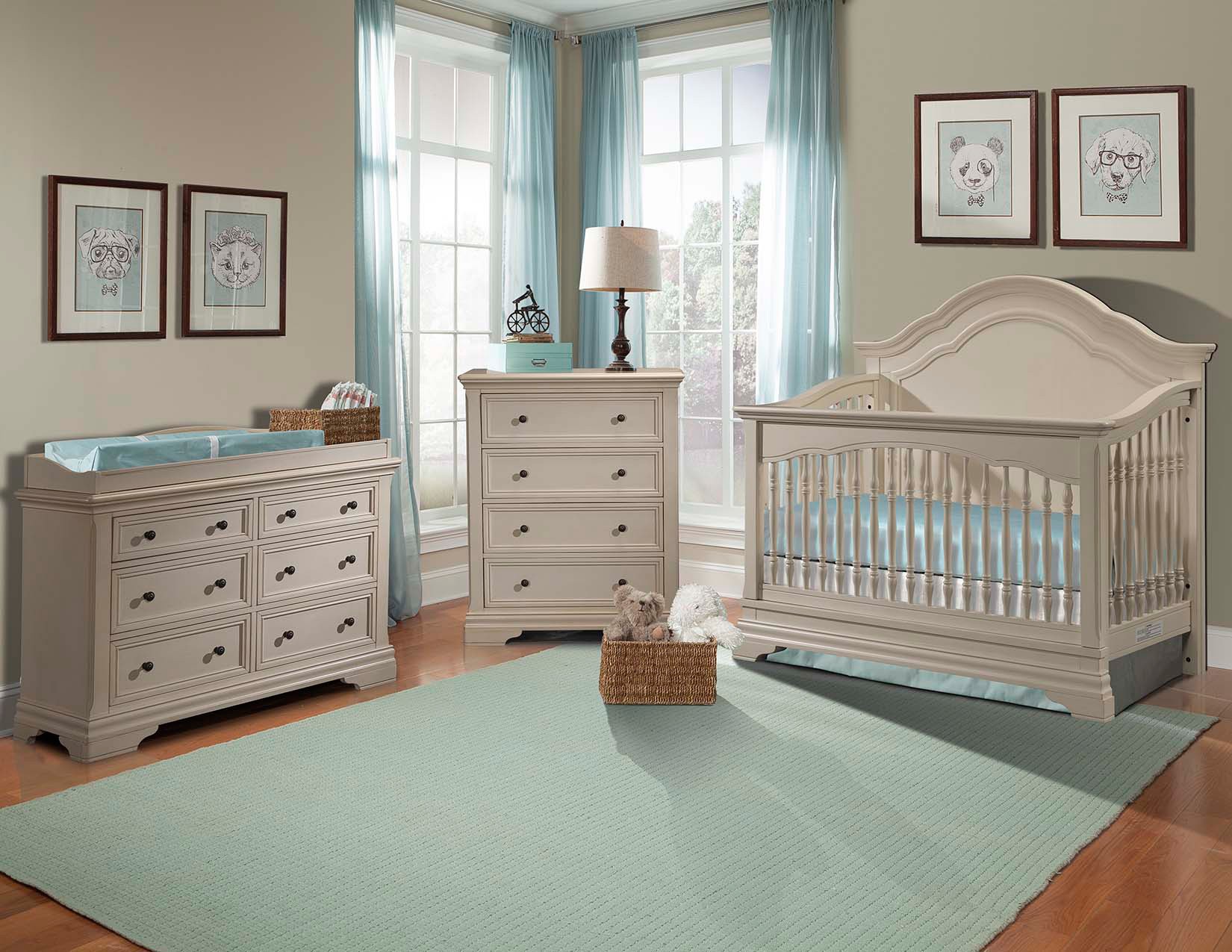 baby furniture sets stella baby and child athena 3 piece nursery set in belgium cream also DBRBGSR