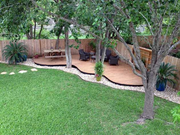 backyard ideas 23 easy-to-make ideas building a small backyard seating area EXUYPDB