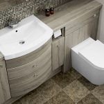 bardolino oak fitted bathroom furniture - the mid oak colouring and  woodgrain FWAAHOX