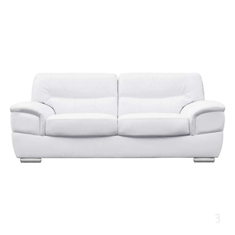 barletta italian inpired white leather sofa collection ZHHBTGO