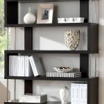 barnes dark wenge 6 shelf modern bookcase: NQNAPIK