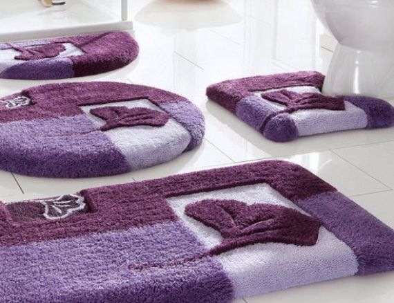 bathroom , 12 pretty designer bathroom rugs and mats : bathroom rug sets VTLIHCF