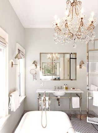 bathroom chandeliers best 25+ bathroom chandelier ideas on pinterest LRROURC