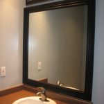 bathroom: contemporary wall mirrors for bathrooms with inspirative quote  above the mirror ZAECXJW