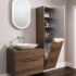 bathroom furniture glide ii american walnut | bauhaus bathrooms - furniture, suites, basins - RDLJVXA