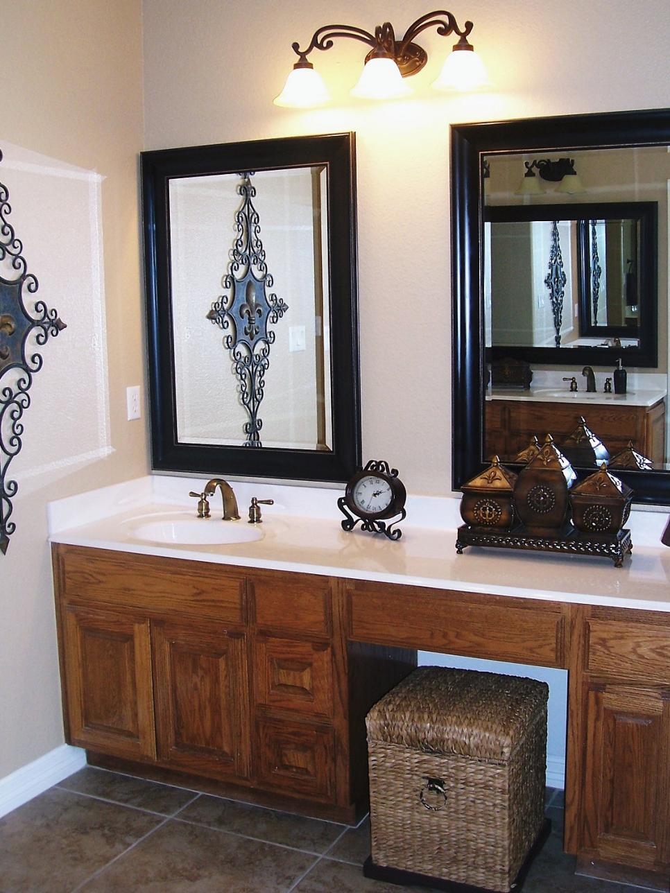 bathroom mirror ideas 10 beautiful bathroom mirrors | hgtv LOBHGTV