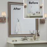 bathroom mirror ideas 10 diy ideas for how to frame that basic bathroom mirror likewise gallery DPXISMB
