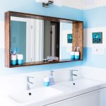 bathroom mirror ideas before u0026 after: a big sea of bright | design*sponge ROBLPOO