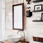 bathroom mirror ideas collect this idea hanging-wood-mirror PKMKHOT