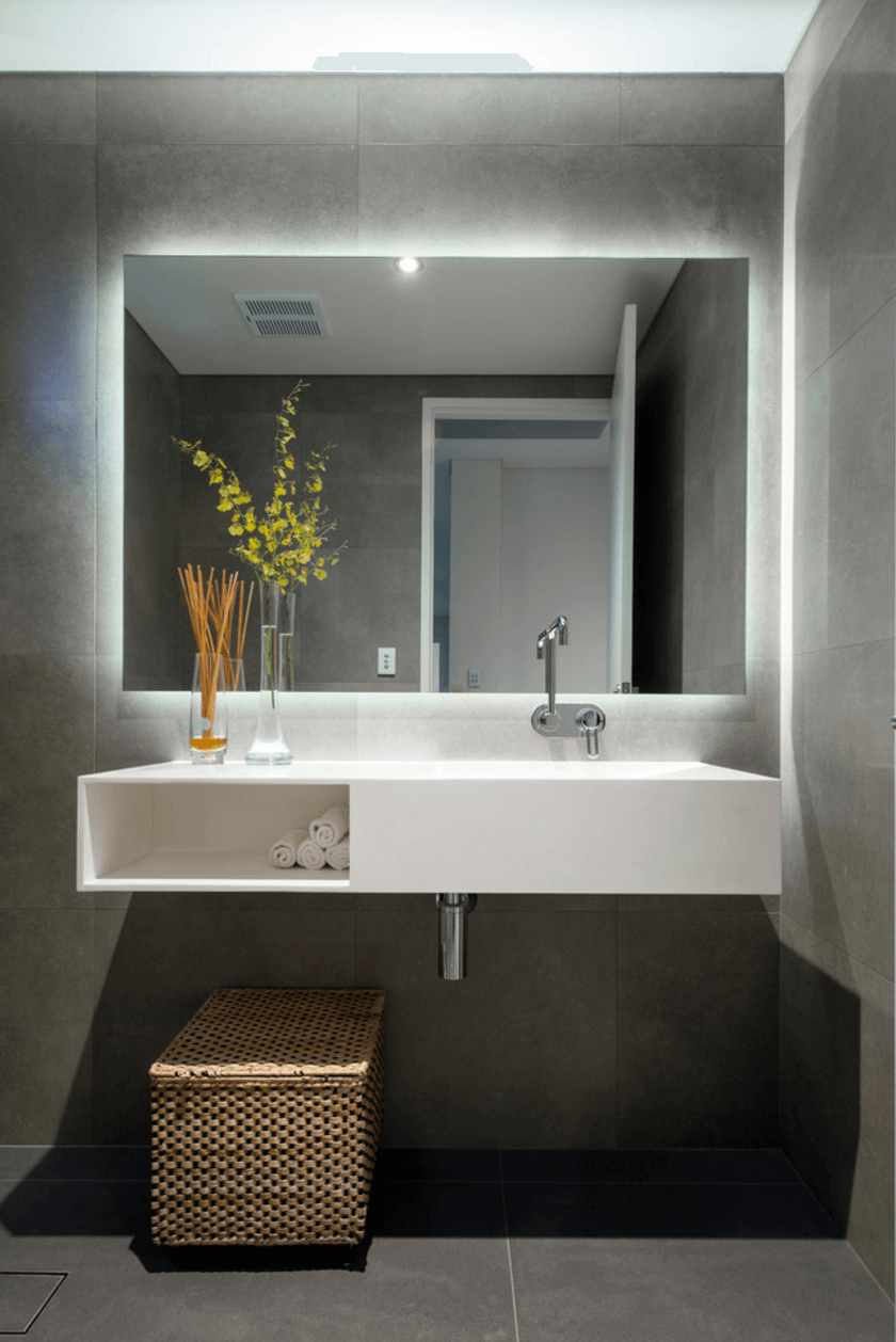 bathroom mirror ideas collect this idea illuminated-large-mirror QUJHLIW