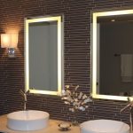 bathroom mirror lights home decorating trends - homedit HUPJLWJ