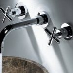 bathroom taps ... the bathroom décor; they can have a shiny finish or a rough RNBZAKB