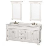 bathroom vanities with tops double vanity in white with marble vanity top in carrara white with UDQBIDR
