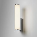 bathroom wall lights astro astro domino led ip44 bathroom wall light in polished chrome KTLQGBN