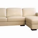 baxton studio cream leather sofa MRYKECV