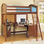 bed desk whalen furniture 3 in 1 loft bed, desk, and cube - loft bed AVUVSZN
