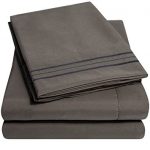bed sheets 1500 supreme collection extra soft queen sheets set, gray - luxury bed LLVHZDC