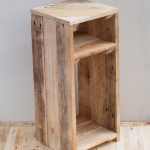 bed side tables rustic bedside table - wooden night stand XTZGXYJ