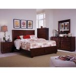 bedroom furniture sets ... espresso brown contemporary 6-piece full bedroom set - diego XCRLBKP
