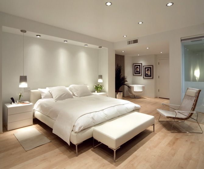 bedroom lighting ideas love the pendant lights. the outcrop for the bed would look lovely encased BTBOPCQ