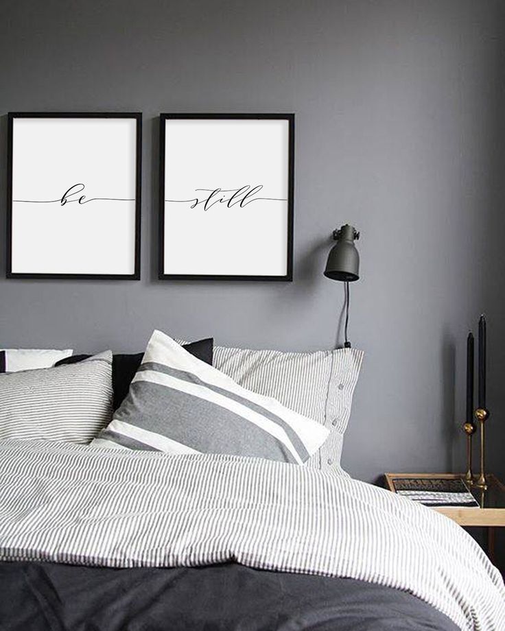 bedroom wall art be still print, minimalist typography art, bedroom print, be still poster  yoga SOZSHFI