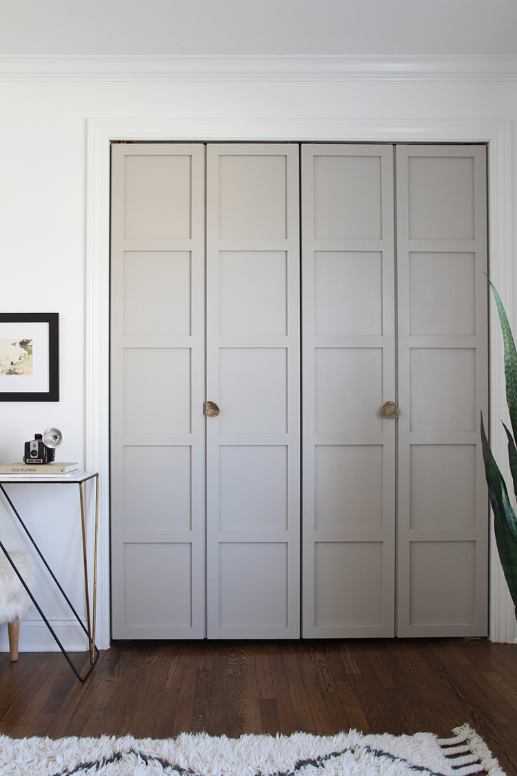 Bi fold closet door maximizing closet space | room for tuesday NYZQPCV