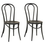 bistro chairs emery metal bistro chair (set of 2) - threshold™ LHVHGNE