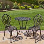 bistro patio set best choice products cast aluminum patio bistro furniture set in antique  copper LYMLYYX