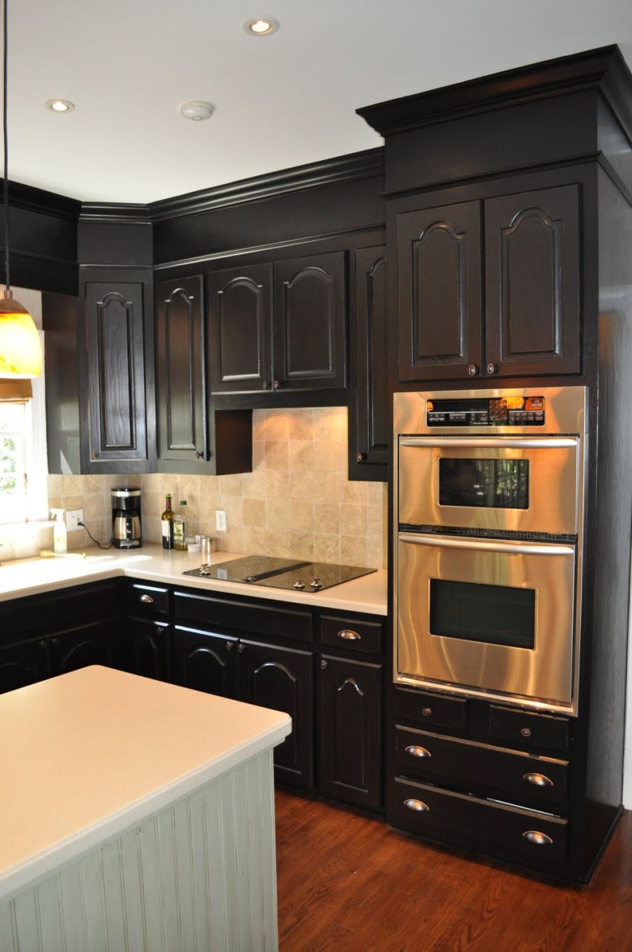 black kitchen cabinets black cabinets with soffits. VDKHFCC