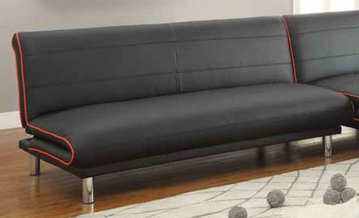 black leather sofa bed WYQUKIG