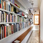 book storage hack #1: hallway library OXVZNRF
