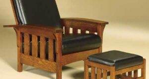 bow arm slat morris chair in oak HPYTIIM