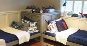 boys room decor how to transform a bunk bed into twin beds · boys room ... PWWDLEV