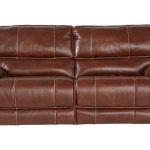 brown leather sofa cindy crawford home san michele brown leather reclining sofa DQQFTGV